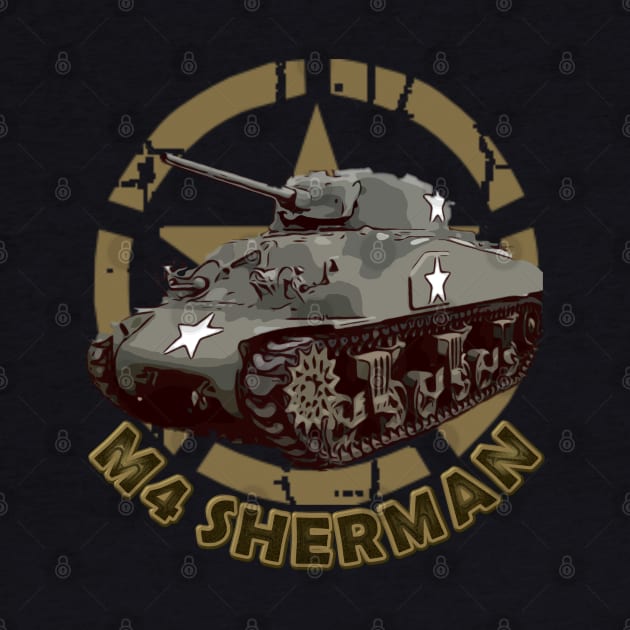 M4 Sherman WW2 American Medium Tank by F&L Design Co.